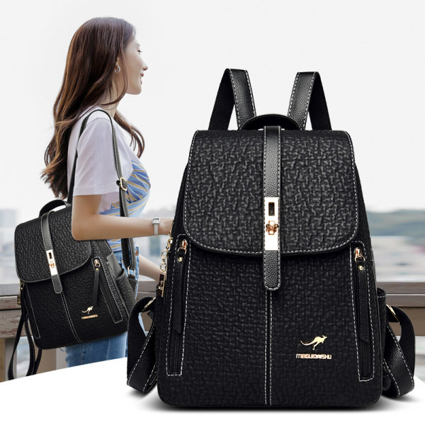 Alkalmi női hátizsák fém csattal