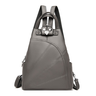 Moteriška kuprinė iš dirbtinės odos – kelių spalvų