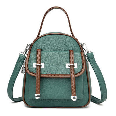 Įvairių spalvų moteriška laisvalaikio kuprinė