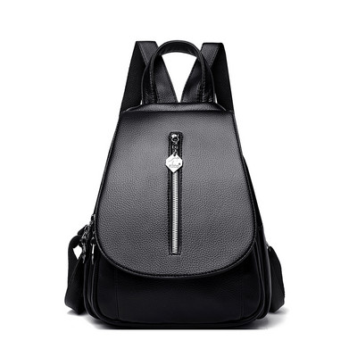 Moteriška laisvalaikio kuprinė su užtrauktuku