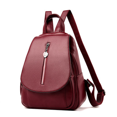 Moteriška laisvalaikio kuprinė su užtrauktuku