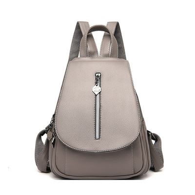 Moteriška laisvalaikio kuprinė su užtrauktuku