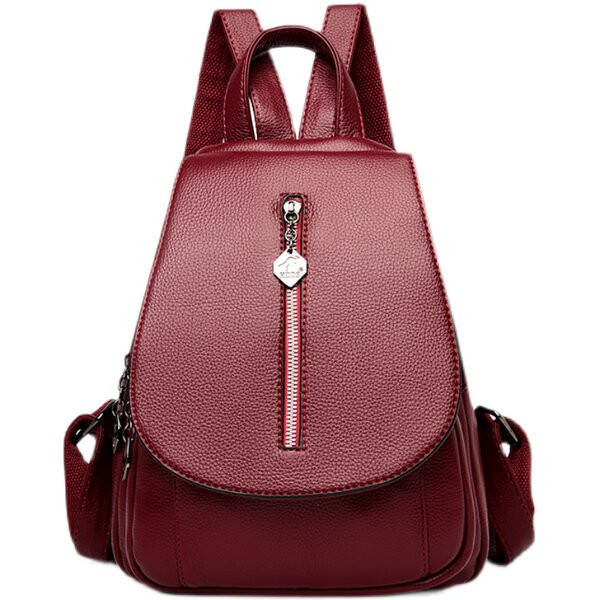 Moteriška laisvalaikio kuprinė su užtrauktuku