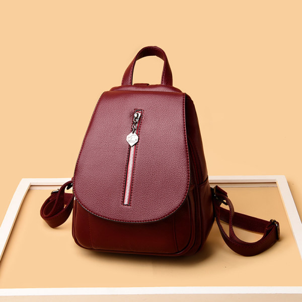 Moteriška laisvalaikio kuprinė su užtrauktuku