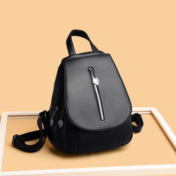 Moteriška laisvalaikio kuprinė su užtrauktuku