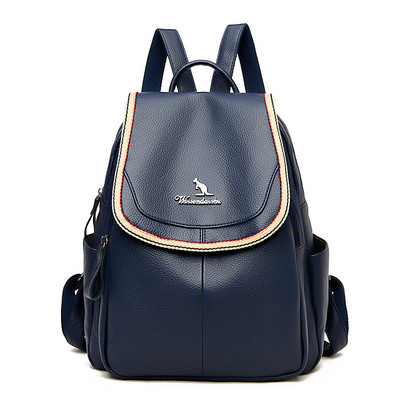 Нова кожена раница в различни цветове 