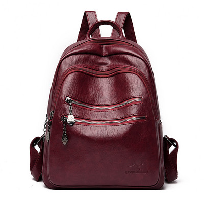 Vabaaja naiste seljakott kunstnahast ja lukuga