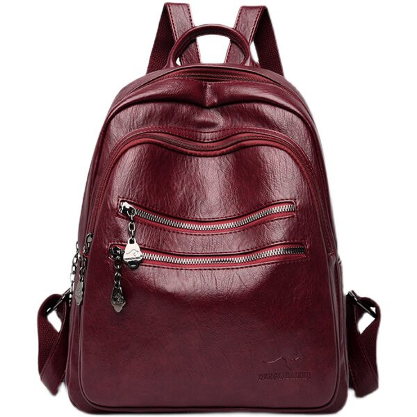 Vabaaja naiste seljakott kunstnahast ja lukuga