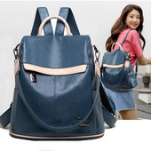 Γυναικείο σακίδιο πλάτης με μεταλλική διακόσμηση