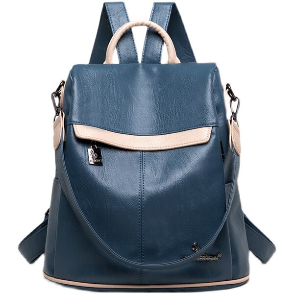 Γυναικείο σακίδιο πλάτης με μεταλλική διακόσμηση