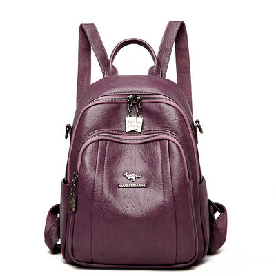 Γυναικείο σακίδιο πλάτης με δύο θήκες και κλειδοθήκη