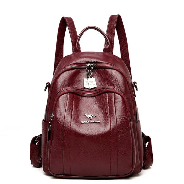 Γυναικείο σακίδιο πλάτης με δύο θήκες και κλειδοθήκη