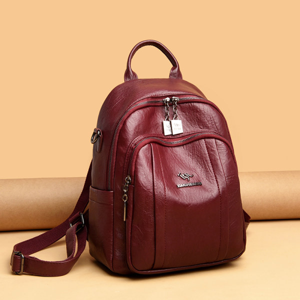 Γυναικείο σακίδιο πλάτης με δύο θήκες και κλειδοθήκη