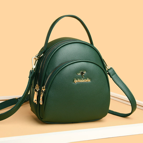 Moteriška kuprinė su priekine kišene ir užtrauktuku