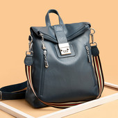 Kunstnahast naiste seljakott - metallist kinnitus