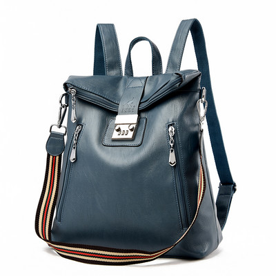 Kunstnahast naiste seljakott - metallist kinnitus