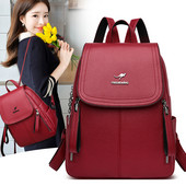 Naiste seljakott metallist elemendi ja lukuga