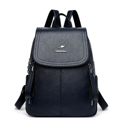 Naiste seljakott metallist elemendi ja lukuga