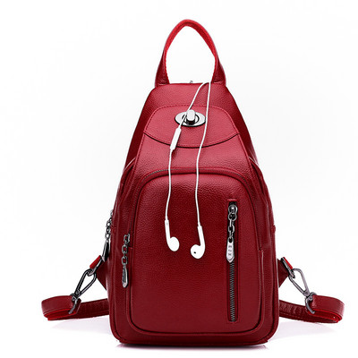 Universali moteriška kuprinė su vieta ausinėms