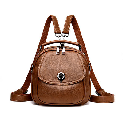 Nauja maža moteriška įvairių spalvų kuprinė