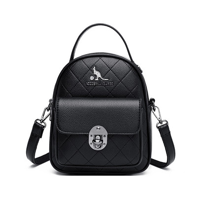 Nauja maža moteriška įvairių spalvų kuprinė