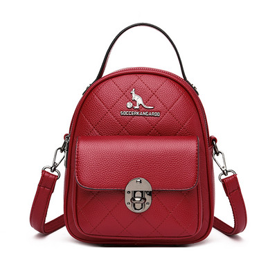 Nauja maža moteriška įvairių spalvų kuprinė