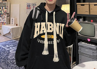 Ανδρικό φούτερ με τύπωμα γράμματα casual