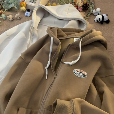 Vyriškas megztinis su kišene ir gobtuvu