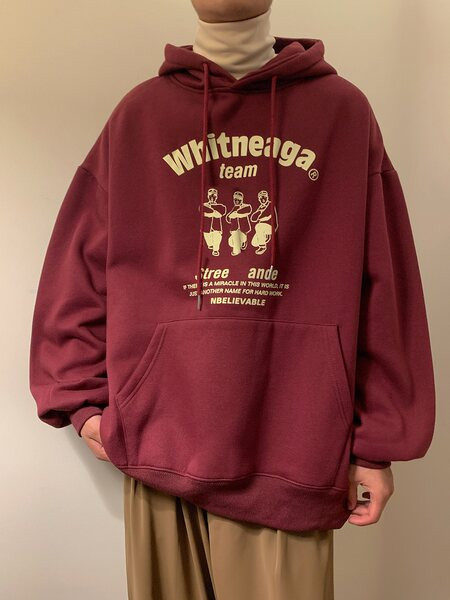 Vyriškas pavasario-rudens džemperis su užrašais