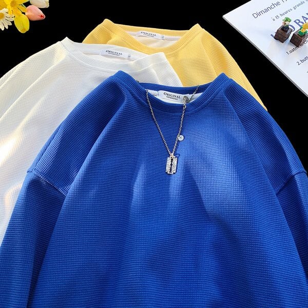 Vyriški kelių spalvų vienspalviai megztiniai