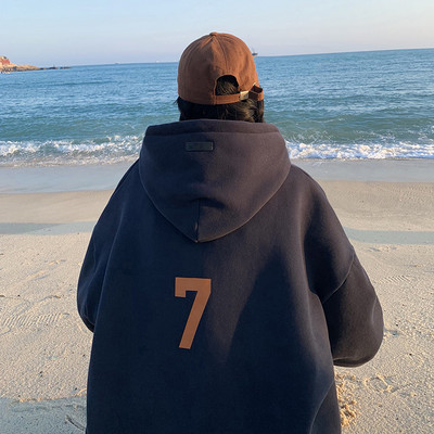 Νέο μοντέλο φαρδύ ανδρικό φούτερ με κουκούλα