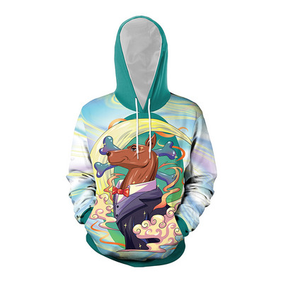 Ανδρικό φούτερ με 3D animal print