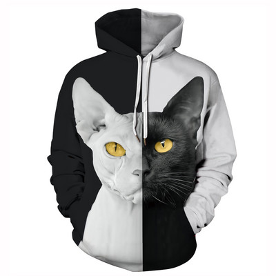 Alkalmi férfi pulóver 3D nyomtatással