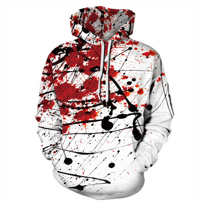 Vyriški palaidi megztiniai su gobtuvu ir 3D spauda