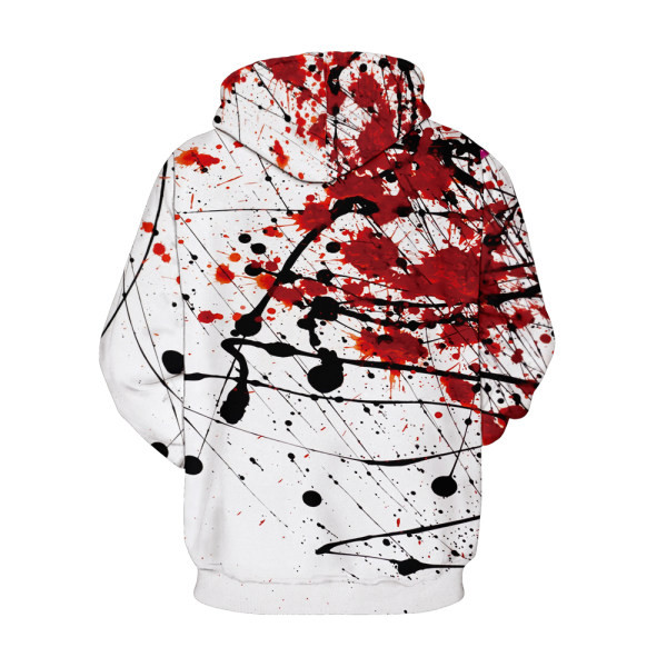 Vyriški palaidi megztiniai su gobtuvu ir 3D spauda