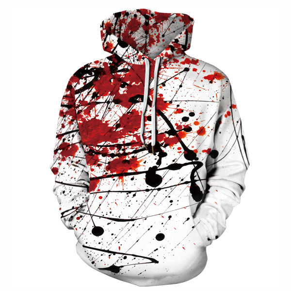 Vyriški palaidi megztiniai su gobtuvu ir 3D spauda