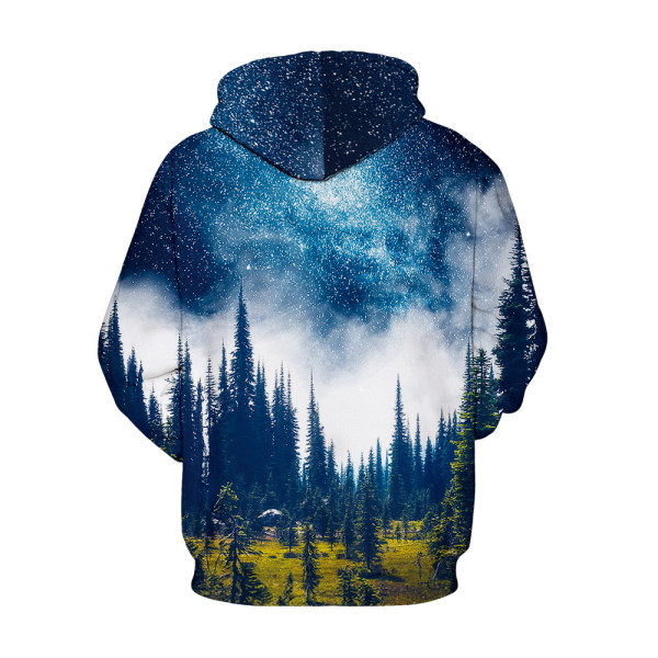 Ανδρικό φούτερ με στάμπα σε δύο χρώματα