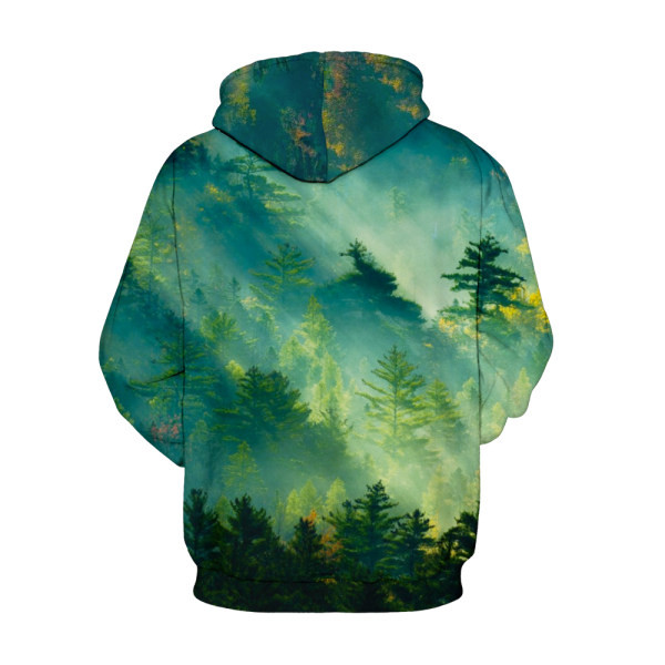 Ανδρικό φούτερ με στάμπα σε δύο χρώματα