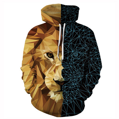 Κομψό ανδρικό φούτερ με 3D print