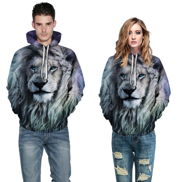 Ανδρικό φούτερ με κουκούλα και τρισδιάστατο στοιχείο