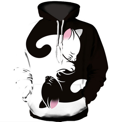 Uue mudeli värvilise trükiga meeste dressipluus