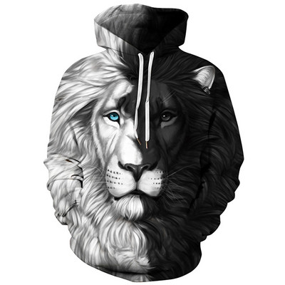 Uue mudeli värvilise trükiga meeste dressipluus