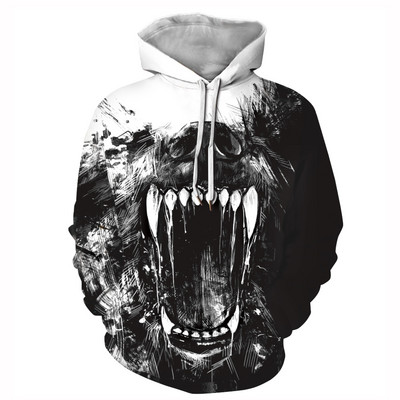 Meeste vabaaja kapuutsiga dressipluus