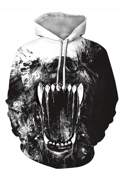 Meeste vabaaja kapuutsiga dressipluus