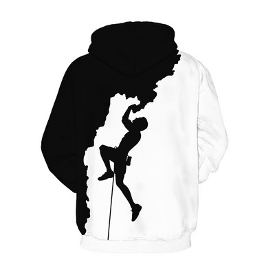 Νέο μοντέλο ανδρικό φούτερ αντανακλαστικό με κουκούλα και τσέπη