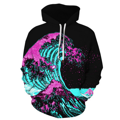 Νέο μοντέλο ανδρικό φούτερ αντανακλαστικό με κουκούλα και τσέπη