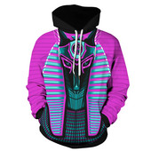 Lilla värvi meeste dressipluus igapäevaseks kandmiseks paeltega