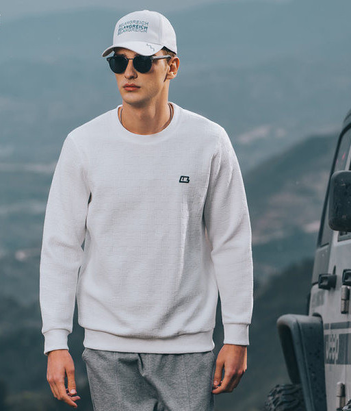 Naujo modelio vyriški megztiniai apvalia iškirpte