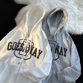 Trüki ja tõmblukuga meeste sportlik dressipluus