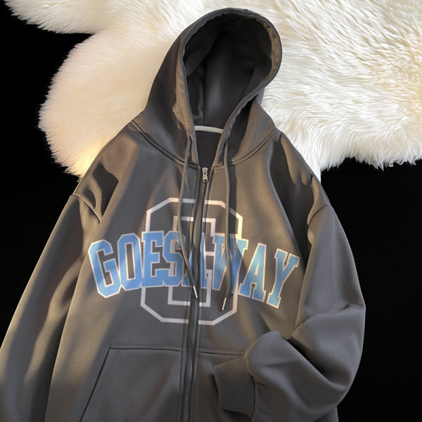 Trüki ja tõmblukuga meeste sportlik dressipluus